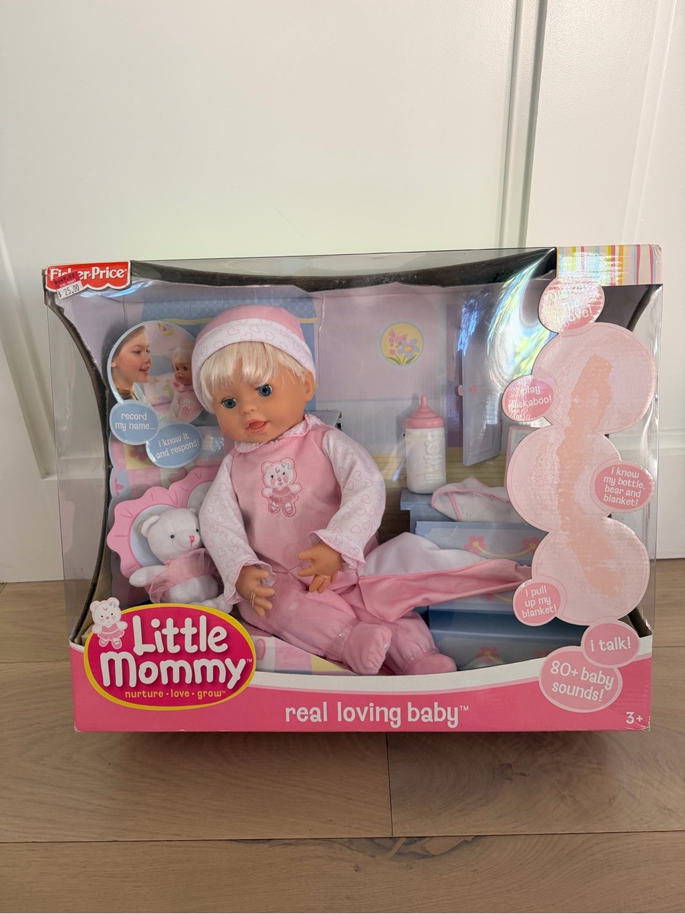 Fisher-Price Little Mommy Real Loving Baby Doll - Pink